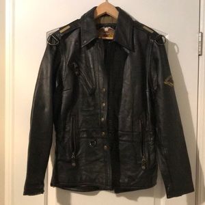 *WOW*Harley Davidson Biker Leather Jacket